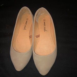 Cute little gray dress shoes